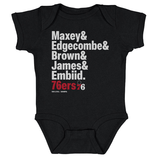 Philadelphia 76ers Kids Baby Onesie | 500 LEVEL