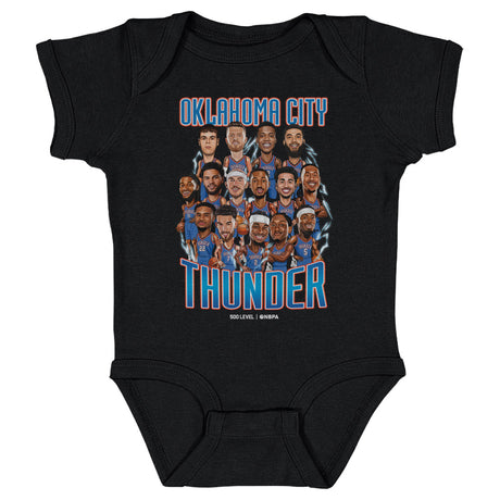 Oklahoma City Thunder Kids Baby Onesie | 500 LEVEL