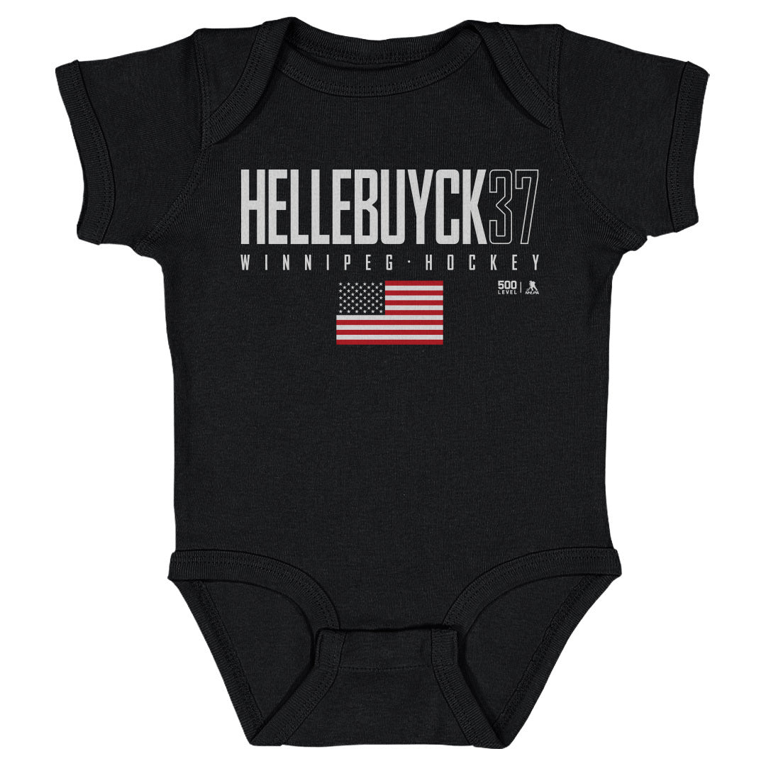 Connor Hellebuyck Kids Baby Onesie | 500 LEVEL