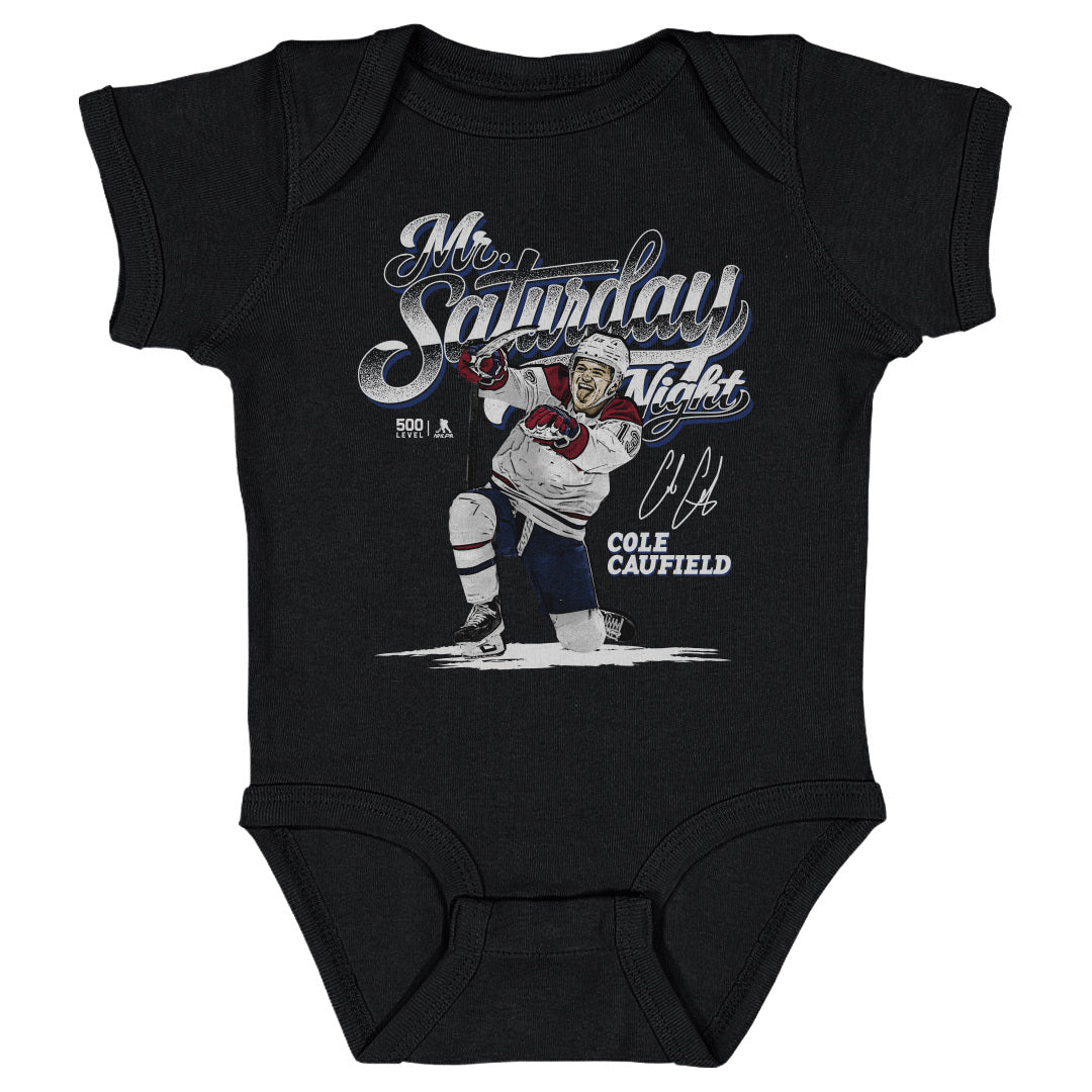 Cole Caufield Kids Baby Onesie | 500 LEVEL