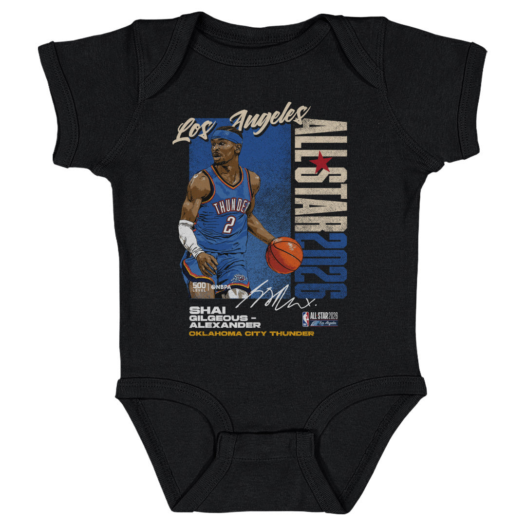Shai Gilgeous-Alexander Kids Baby Onesie | 500 LEVEL