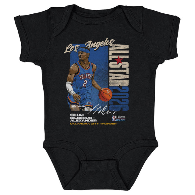 Shai Gilgeous-Alexander Kids Baby Onesie | 500 LEVEL