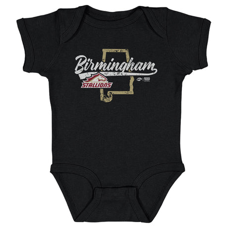 Birmingham Stallions Kids Baby Onesie | 500 LEVEL