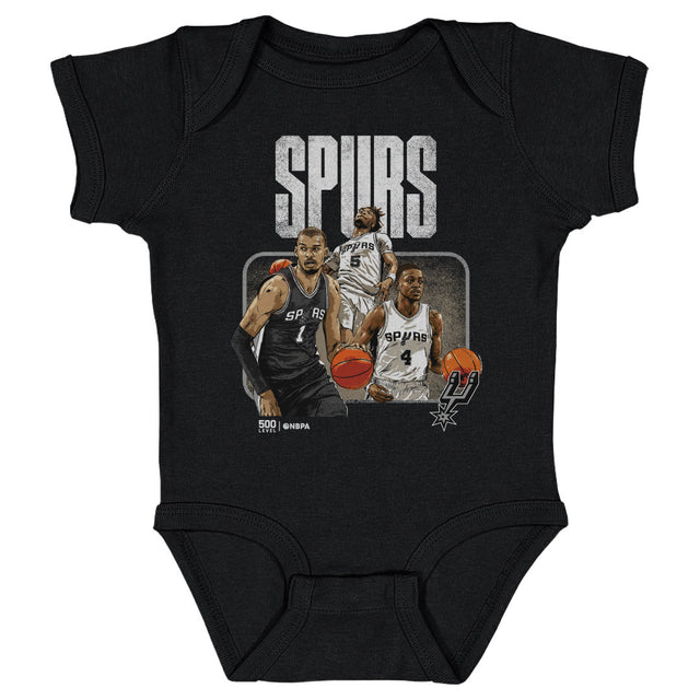 San Antonio Spurs Kids Baby Onesie | 500 LEVEL