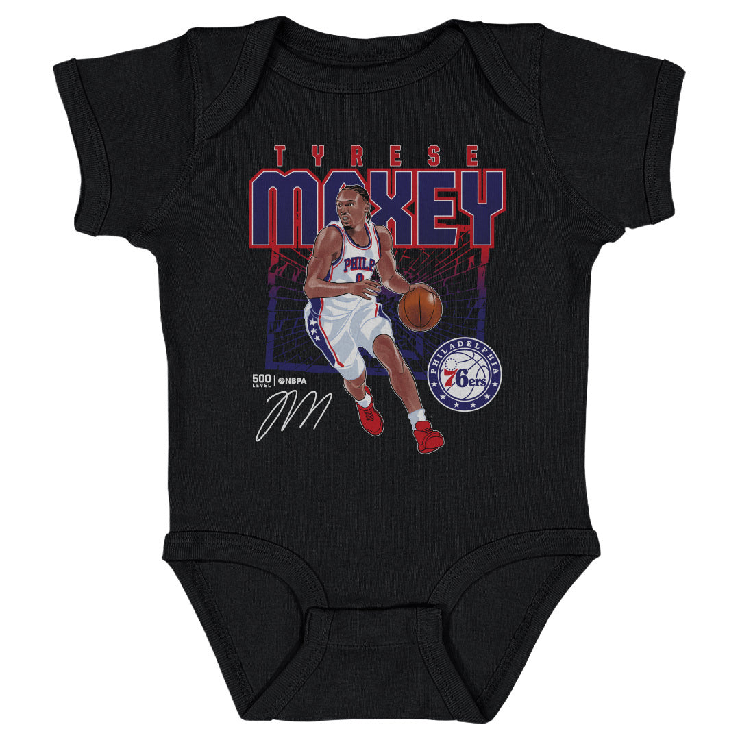 Tyrese Maxey Kids Baby Onesie | 500 LEVEL
