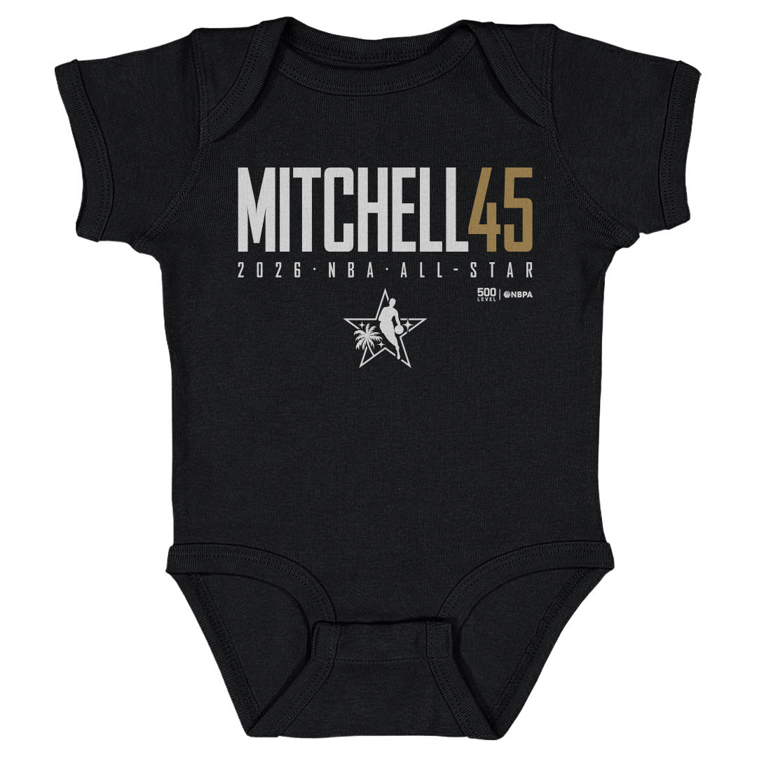 Donovan Mitchell Kids Baby Onesie | 500 LEVEL