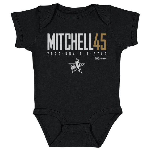 Donovan Mitchell Kids Baby Onesie | 500 LEVEL