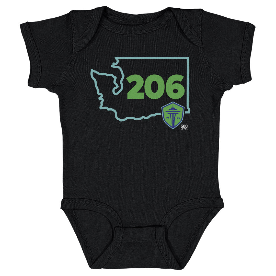 Seattle Sounders FC Kids Baby Onesie | 500 LEVEL