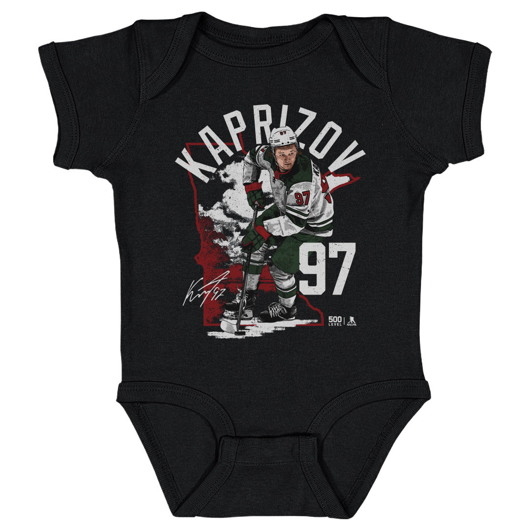 Kirill Kaprizov Kids Baby Onesie | 500 LEVEL