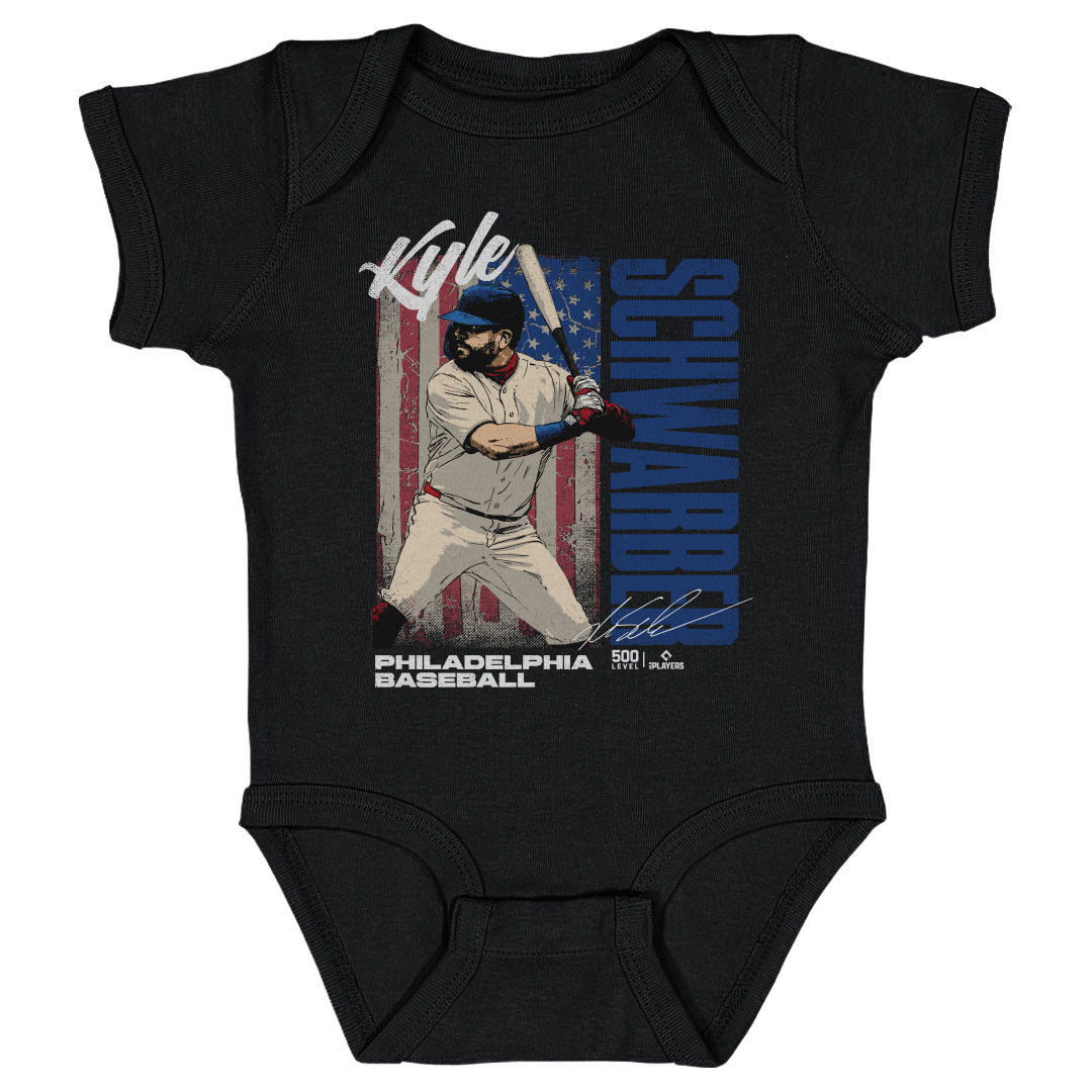 Kyle Schwarber Kids Baby Onesie | 500 LEVEL