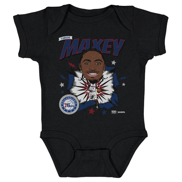 Tyrese Maxey Kids Baby Onesie | 500 LEVEL