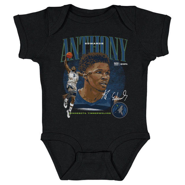 Anthony Edwards Kids Baby Onesie | 500 LEVEL