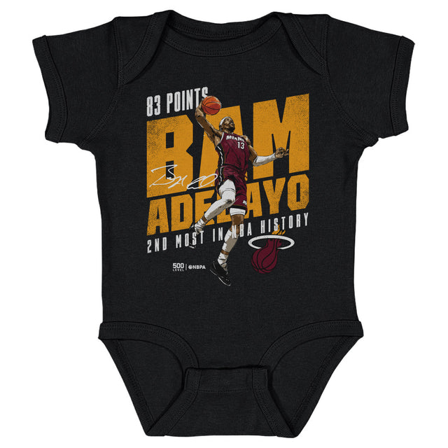 Bam Adebayo Kids Baby Onesie | 500 LEVEL