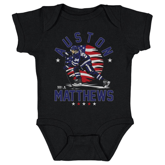 Auston Matthews Kids Baby Onesie | 500 LEVEL