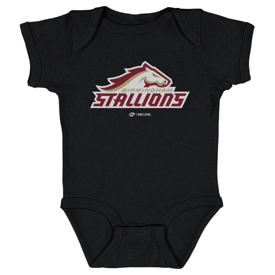 Birmingham Stallions Kids Baby Onesie | 500 LEVEL