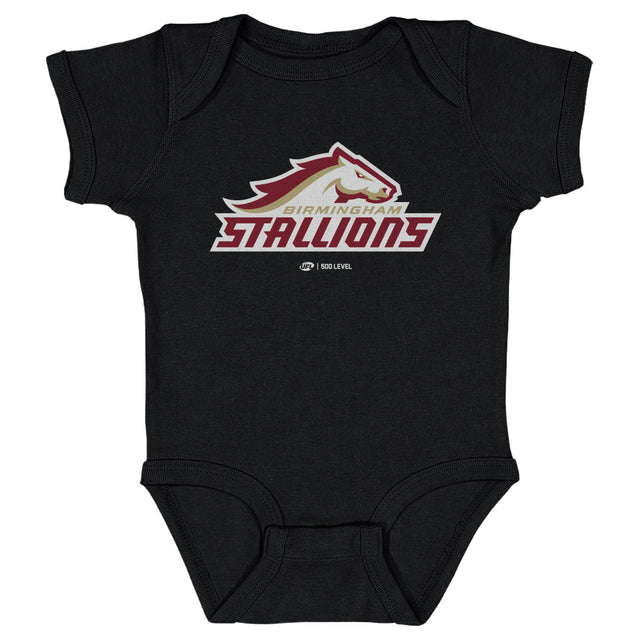 Birmingham Stallions Kids Baby Onesie | 500 LEVEL