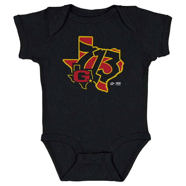 Houston Gamblers Kids Baby Onesie | 500 LEVEL