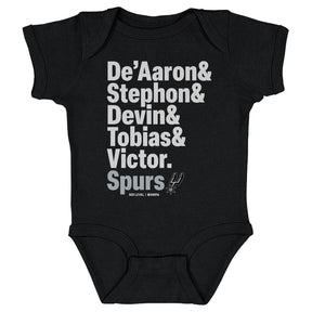 San Antonio Spurs Kids Baby Onesie | 500 LEVEL