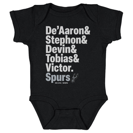 San Antonio Spurs Kids Baby Onesie | 500 LEVEL