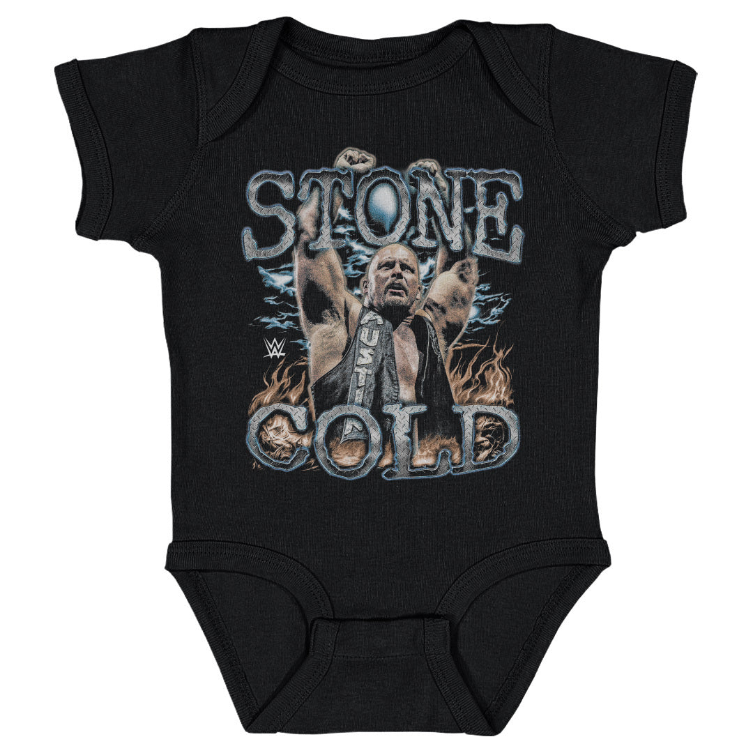 Stone Cold Steve Austin Kids Baby Onesie | 500 LEVEL