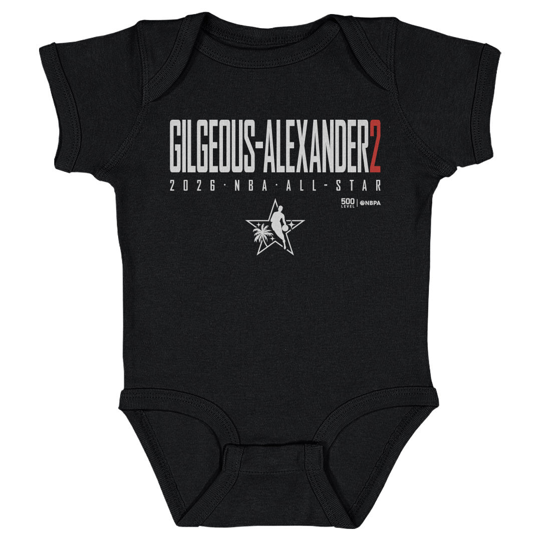 Shai Gilgeous-Alexander Kids Baby Onesie | 500 LEVEL