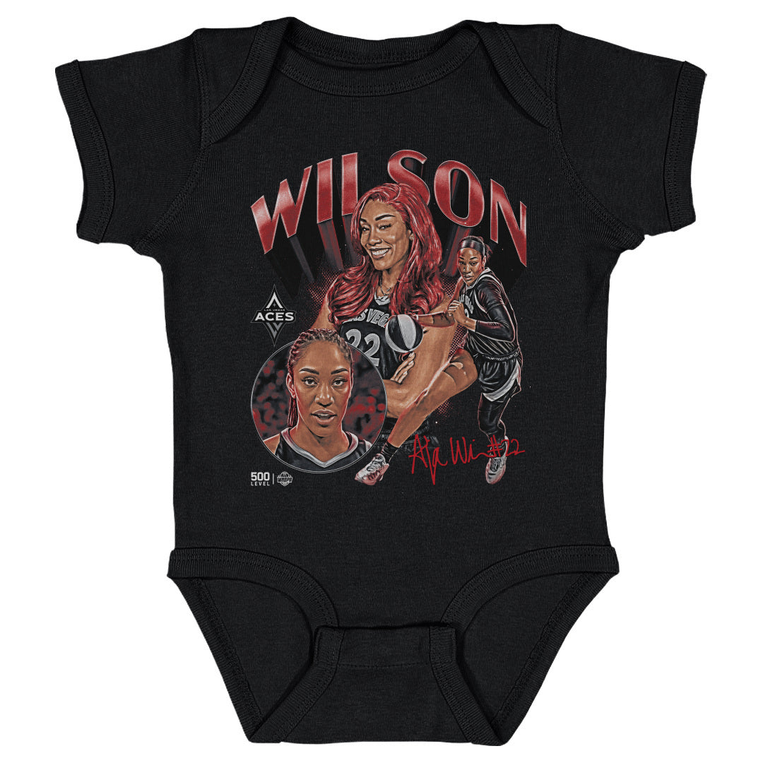A'ja Wilson Kids Baby Onesie | 500 LEVEL