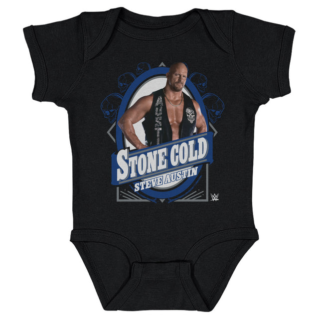 Stone Cold Steve Austin Kids Baby Onesie | 500 LEVEL
