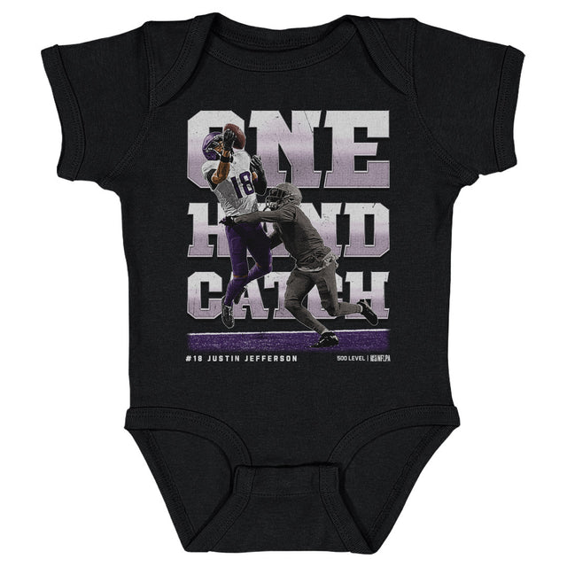 Justin Jefferson Kids Baby Onesie | 500 LEVEL