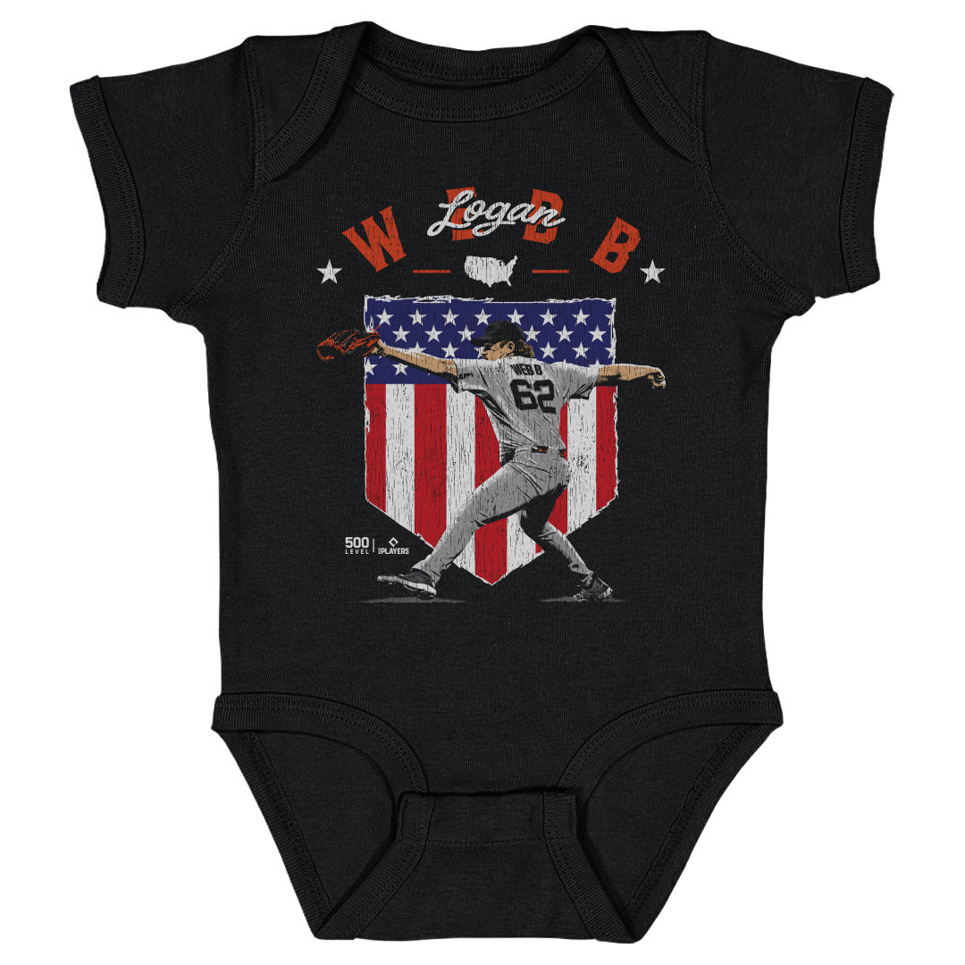 Logan Webb Kids Baby Onesie | 500 LEVEL