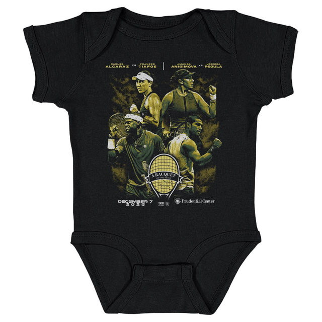 A Raquet At The Rock Kids Baby Onesie | 500 LEVEL