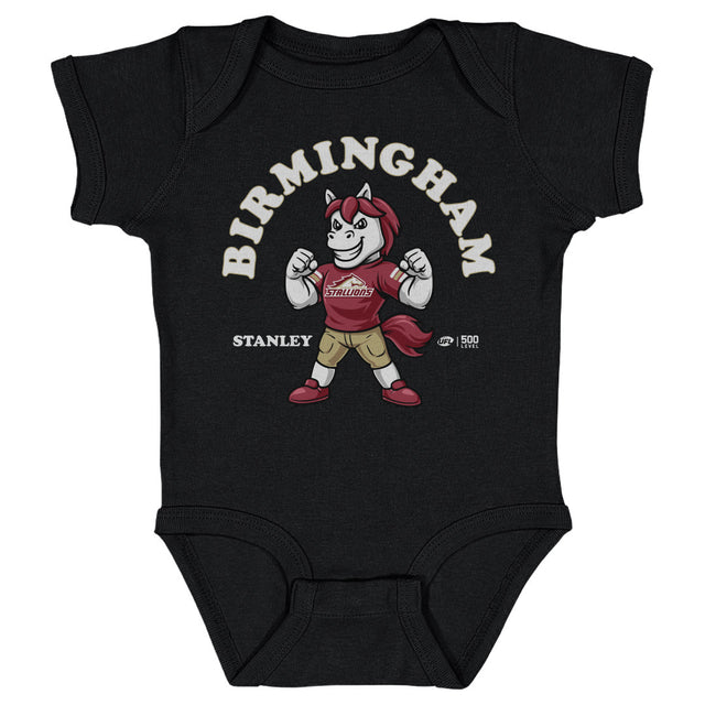 Birmingham Stallions Kids Baby Onesie | 500 LEVEL