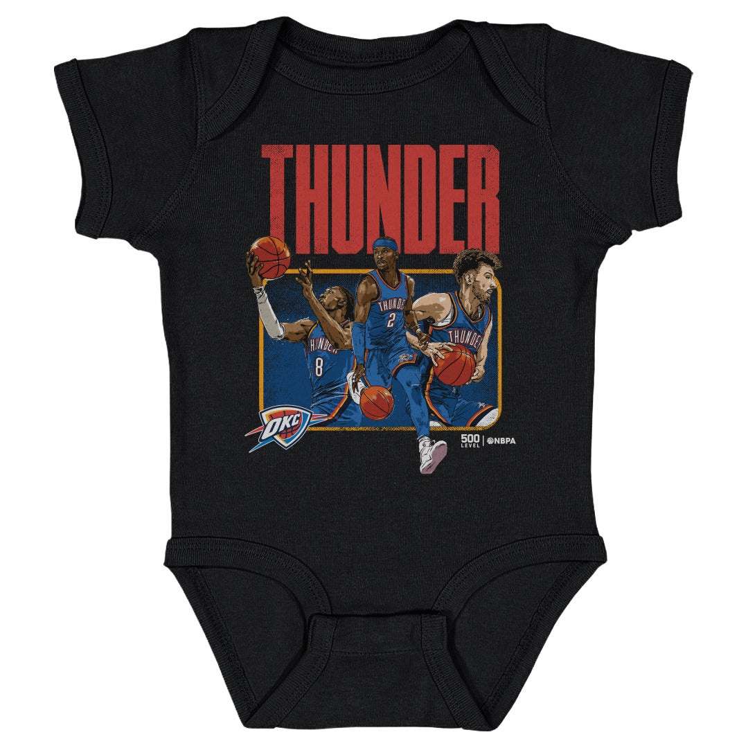Oklahoma City Thunder Kids Baby Onesie | 500 LEVEL