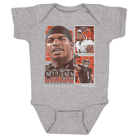 Ja'Marr Chase Kids Baby Onesie | 500 LEVEL