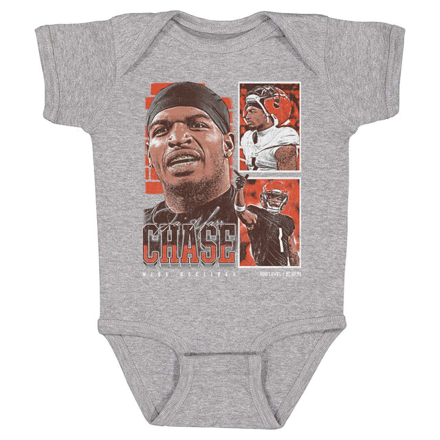 Ja'Marr Chase Kids Baby Onesie | 500 LEVEL