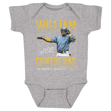 William Contreras Kids Baby Onesie | 500 LEVEL