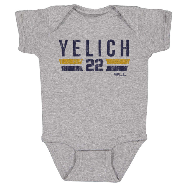 Christian Yelich Kids Baby Onesie | 500 LEVEL