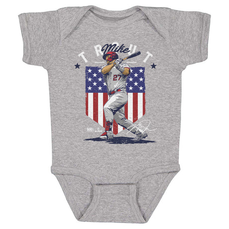 Mike Trout Kids Baby Onesie | 500 LEVEL