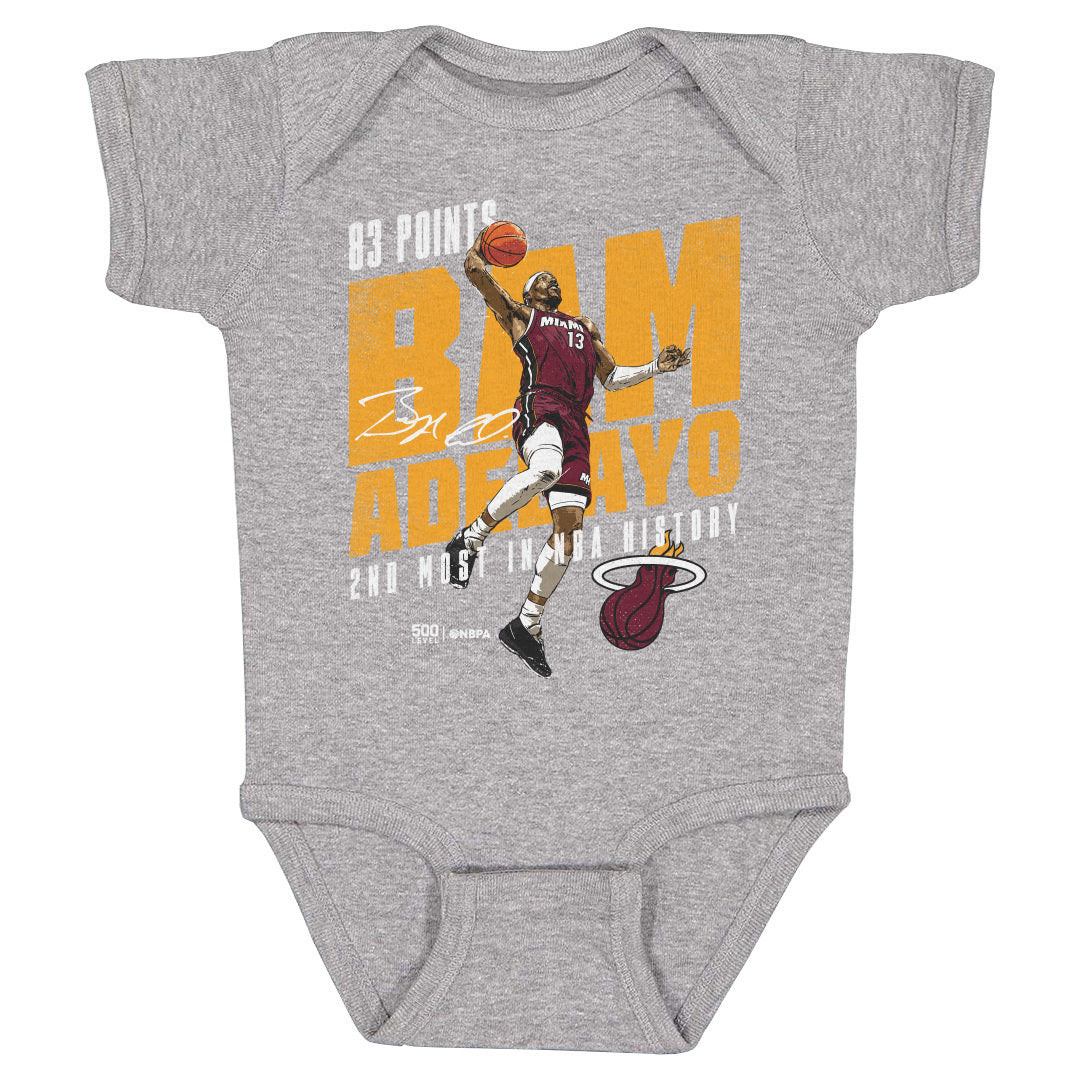Bam Adebayo Kids Baby Onesie | 500 LEVEL