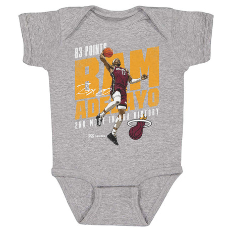 Bam Adebayo Kids Baby Onesie | 500 LEVEL