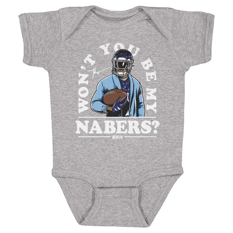 Malik Nabers Kids Baby Onesie | 500 LEVEL