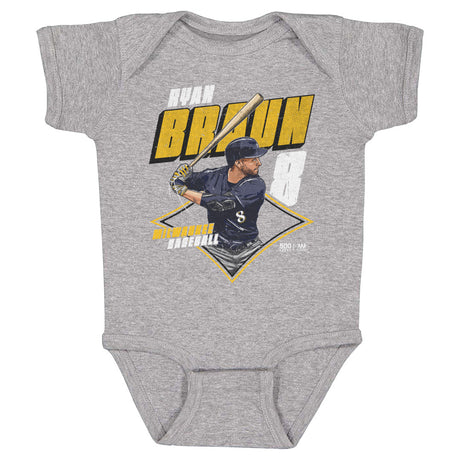 Ryan Braun Kids Baby Onesie | 500 LEVEL
