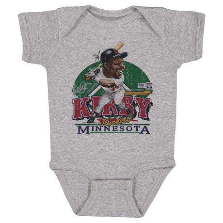 Kirby Puckett Kids Baby Onesie | 500 LEVEL