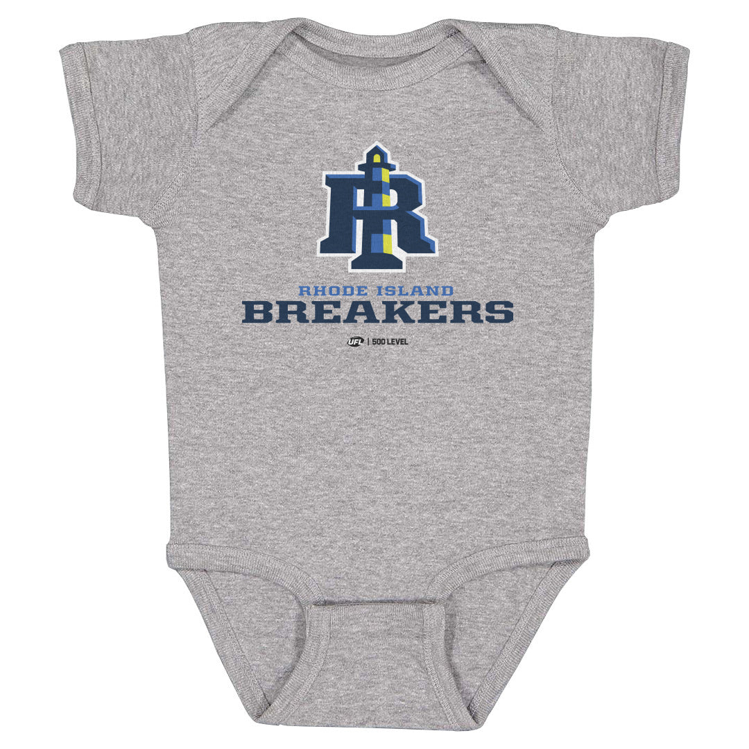 Rhode Island Breakers Kids Baby Onesie | 500 LEVEL