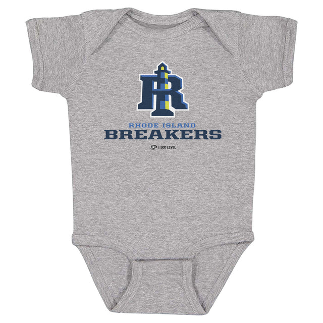 Rhode Island Breakers Kids Baby Onesie | 500 LEVEL