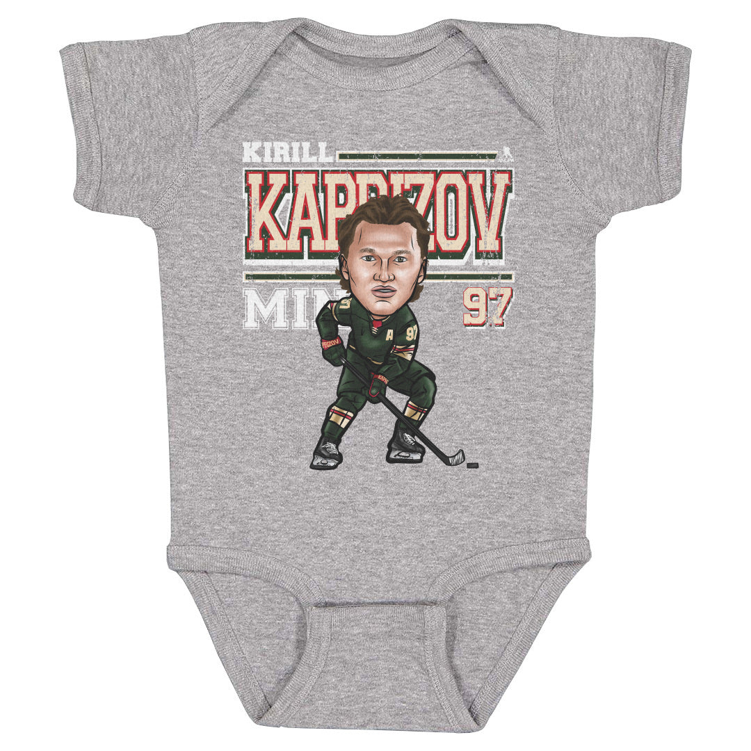 Kirill Kaprizov Kids Baby Onesie | 500 LEVEL