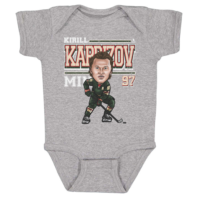 Kirill Kaprizov Kids Baby Onesie | 500 LEVEL