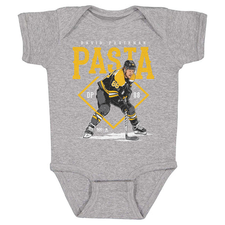 David Pastrnak Kids Baby Onesie | 500 LEVEL