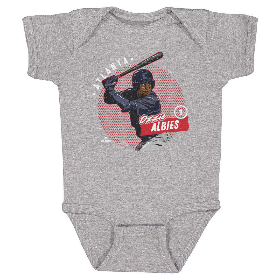 Ozzie Albies Kids Baby Onesie | 500 LEVEL