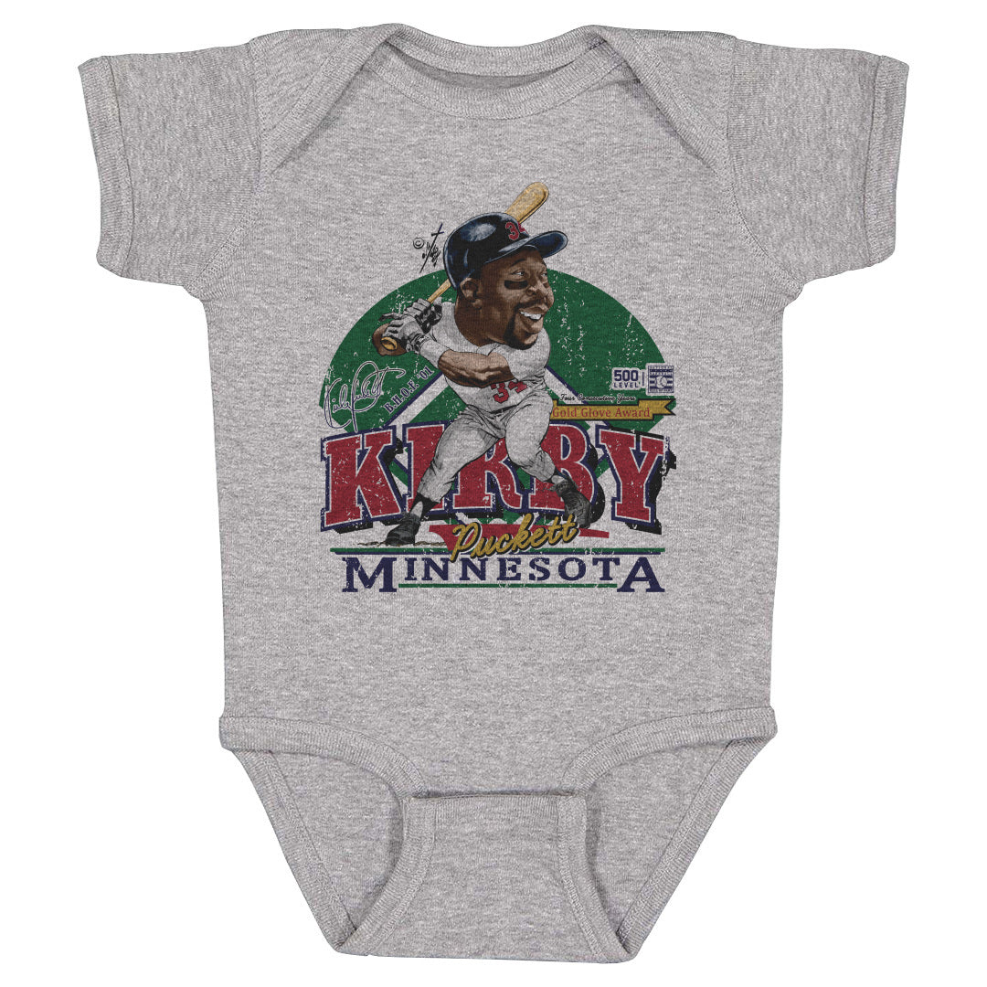 Kirby Puckett Kids Baby Onesie | 500 LEVEL