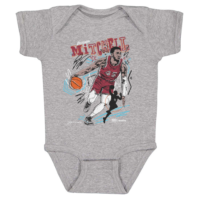 Donovan Mitchell Kids Baby Onesie | 500 LEVEL